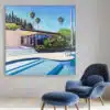 slim aarons palm springs painting