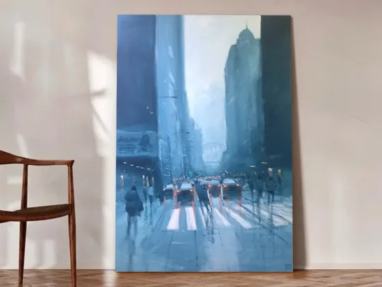 Australian landscape painting by Mike Barr — original art, SOHO Galleries Sydney