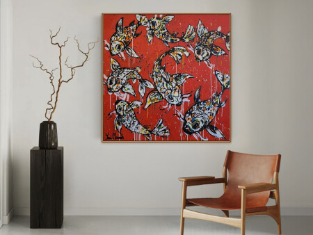 yosi messiah koi fish painting