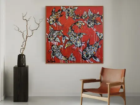 yosi messiah koi fish painting