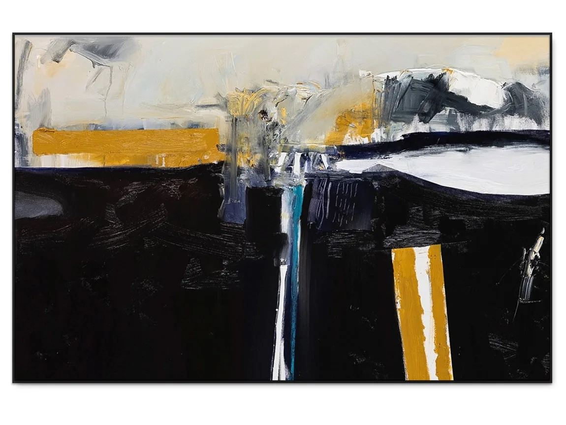 Road to Dungog (Memories of Barrington Tops) by Phil Stallard – oil on canvas painting, 122x92cm (view 2) – SOHO Galleries Sydney