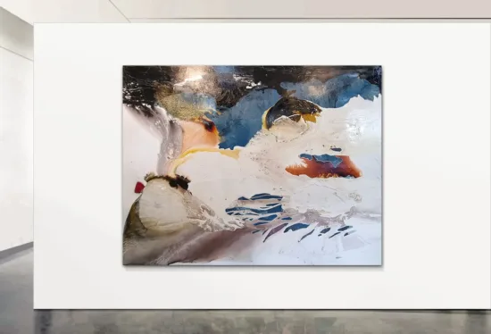 Conchita Carambano Towards Ice by Conchita Carambano – mixed media on canvas painting, 200x160cm – SOHO Galleries Sydney