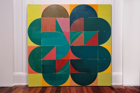 geometric art large canvas painting