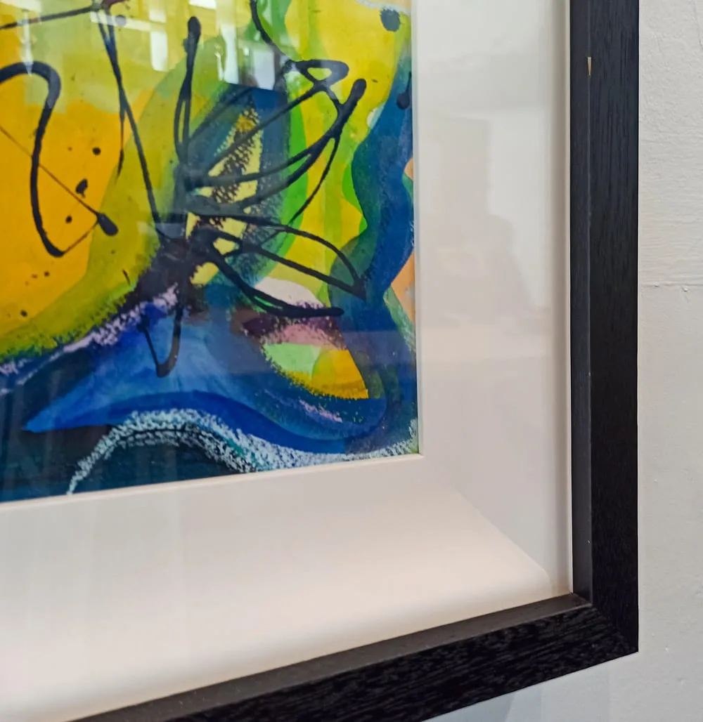 Air Orchids on Display by Zoe Ellenberg – painting, 190x130cm (view 3) – SOHO Galleries Sydney