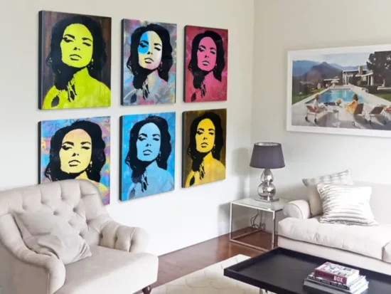 Pop painting by Andrew Mangelsdorf — original art, SOHO Galleries Sydney
