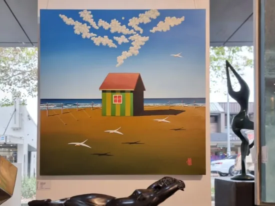 Contemporary realism painting by James Willebrant — original art, SOHO Galleries Sydney