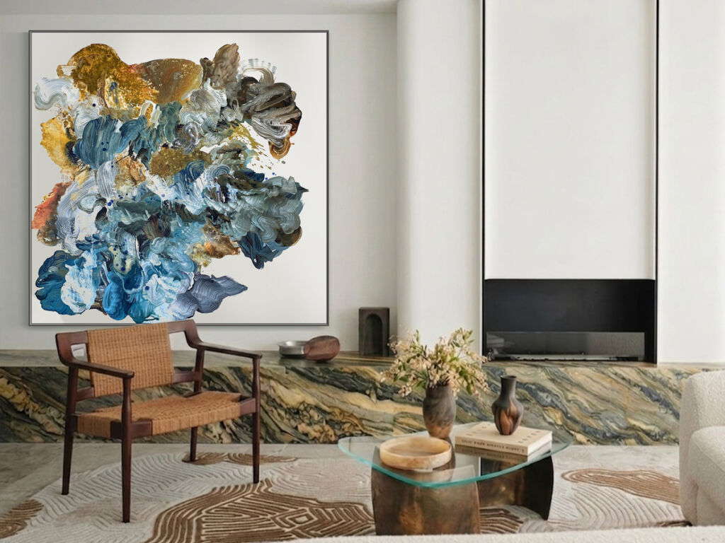 Tidal Response -150x150cm