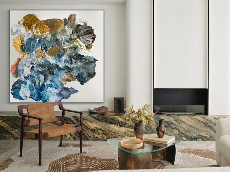 Tidal Response - 150x150cm