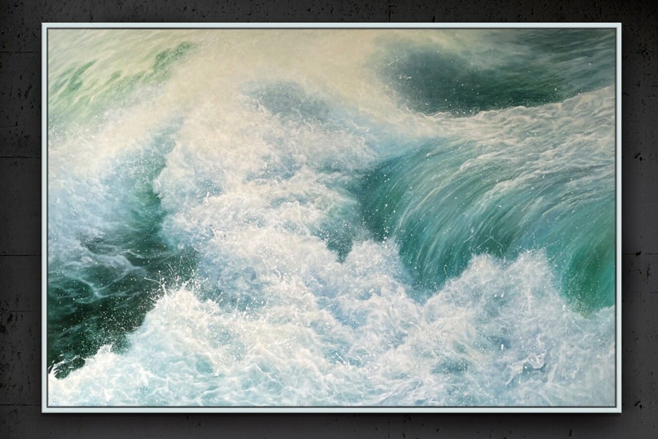 Coastal & water painting by Ann Skelly — original art, SOHO Galleries Sydney