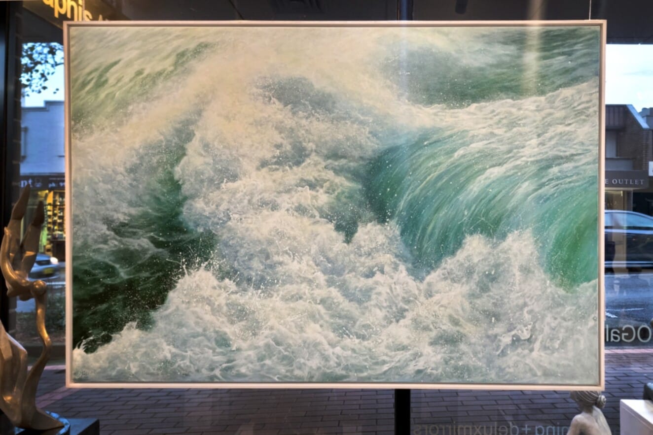 Coastal & water painting by Ann Skelly — original art, SOHO Galleries Sydney