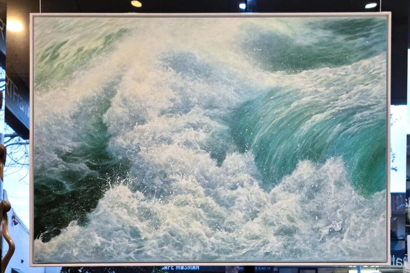 Coastal & water painting by Ann Skelly — original art, SOHO Galleries Sydney