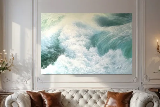 Coastal & water painting by Ann Skelly — original art, SOHO Galleries Sydney