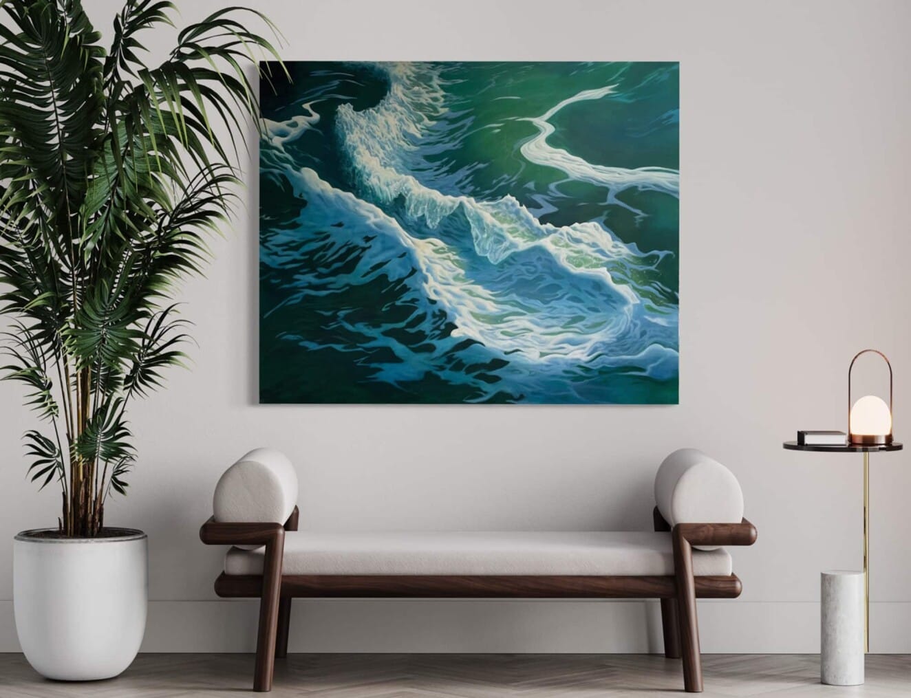 Coastal & water painting by Ann Skelly — original art, SOHO Galleries Sydney
