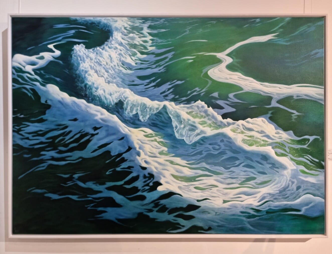 Coastal & water painting by Ann Skelly — original art, SOHO Galleries Sydney