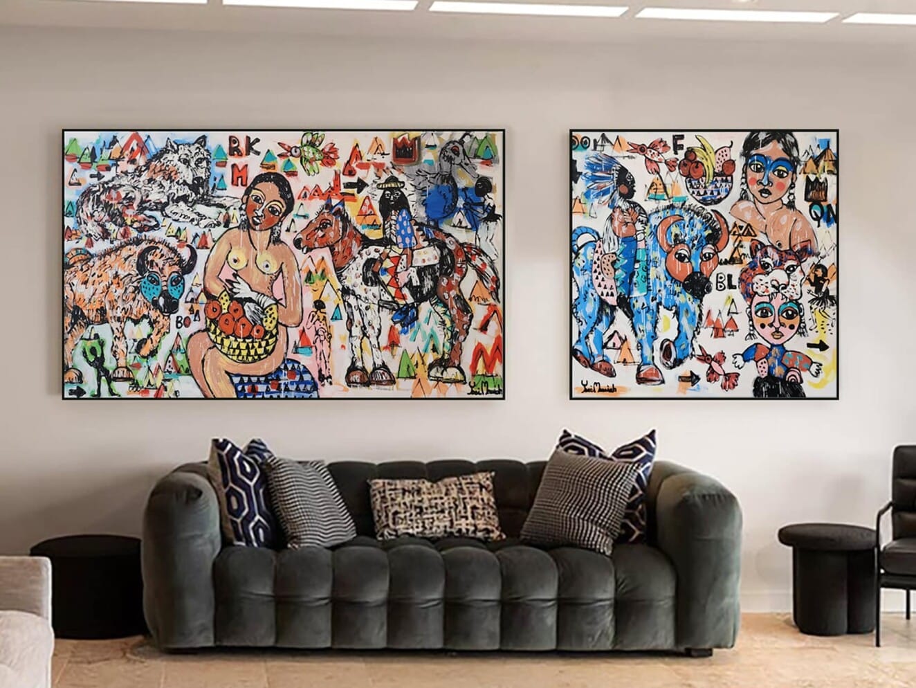 Tribal Land & Hero Rider - 200x120cm