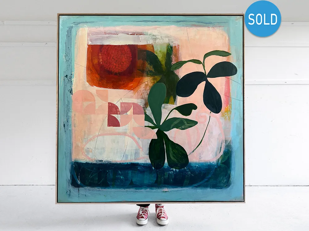 Can I Take You To A Moment - SOLD Amanda ketterer - 150cm original Artworks