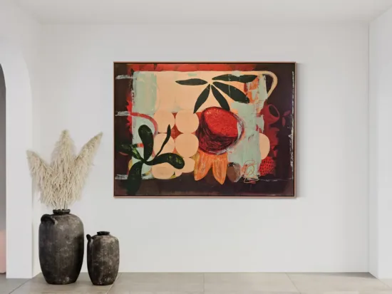 Abstract canvas painting by Amanda Ketterer — original art, SOHO Galleries Sydney