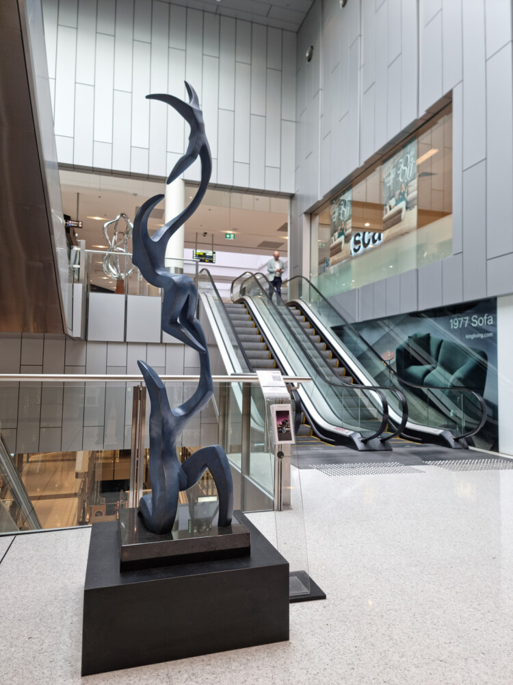 Up Up & away - bronze sculpture michael vaynman