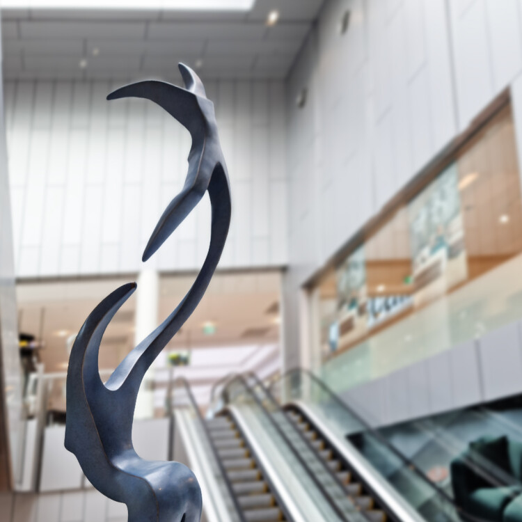 Up Up & away - bronze sculpture michael vaynman