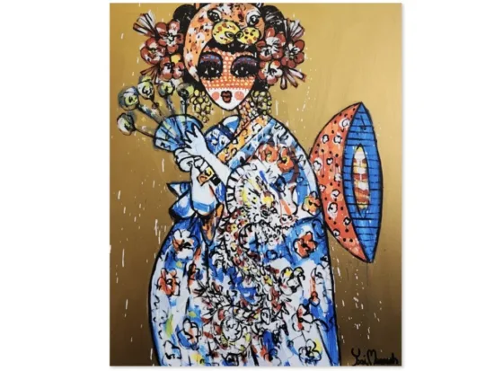 Abstract painting by Yosi Messiah — original art, SOHO Galleries Sydney