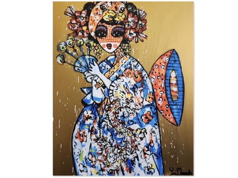 Leopard Dragon Masquerade - 122x152cm