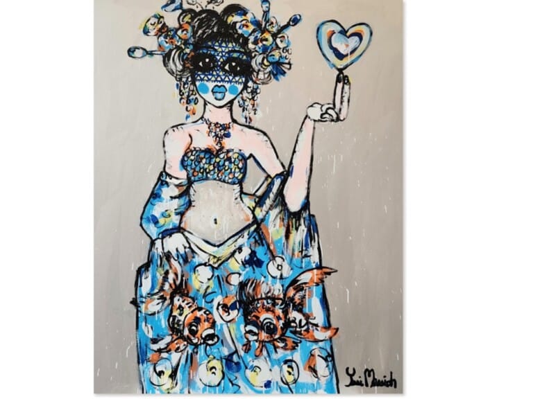 Love, Goldfish - 122x152cm