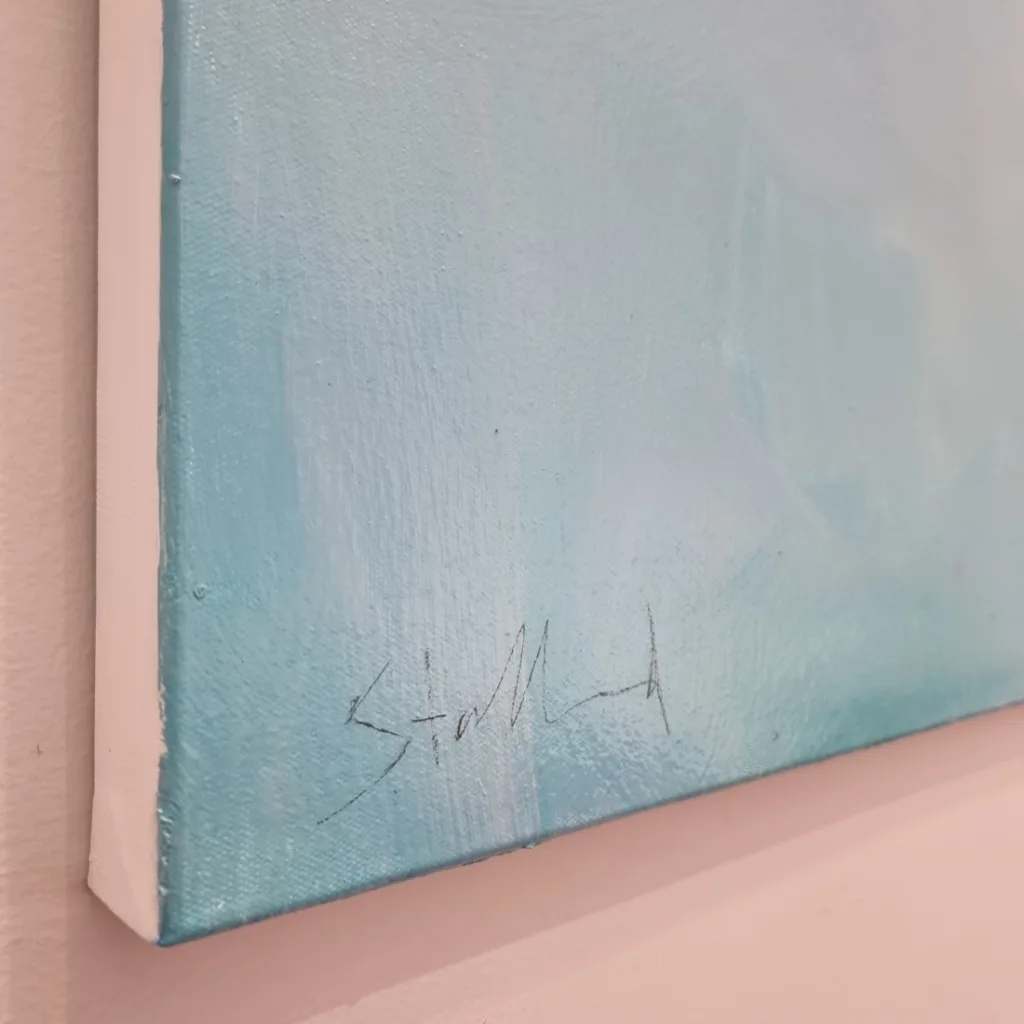 Mangrove Morning, Imagining Dusk by Phil Stallard – oil on canvas painting, 102x102cm (view 7) – SOHO Galleries Sydney