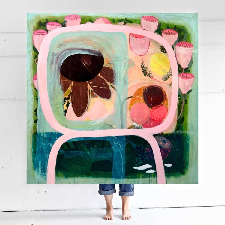 Mulberry Scone reverie153x153cm