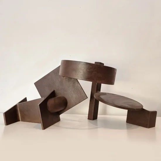 Corten-steel sculpture by Alex Scheibner — original art, SOHO Galleries Sydney