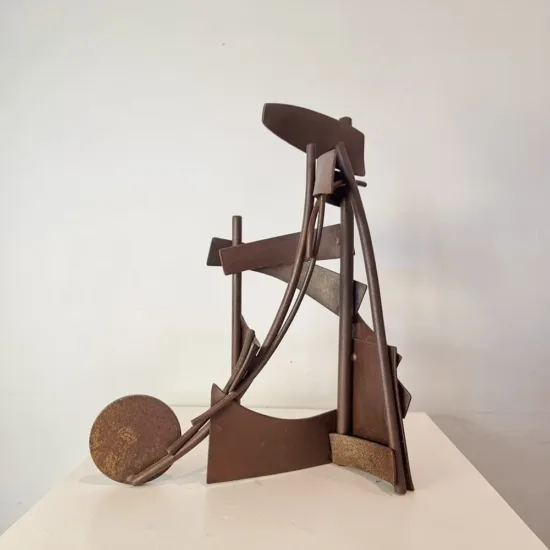 Corten-steel sculpture by Alex Scheibner — original art, SOHO Galleries Sydney