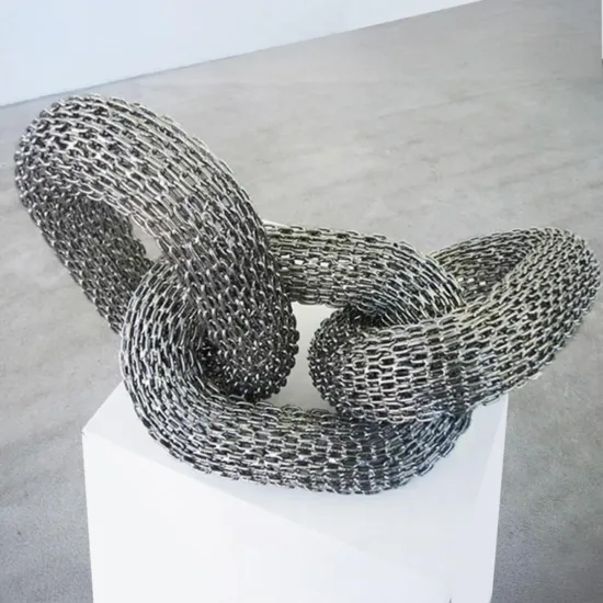 Stainless-steel sculpture by Mike Van Dam — original art, SOHO Galleries Sydney