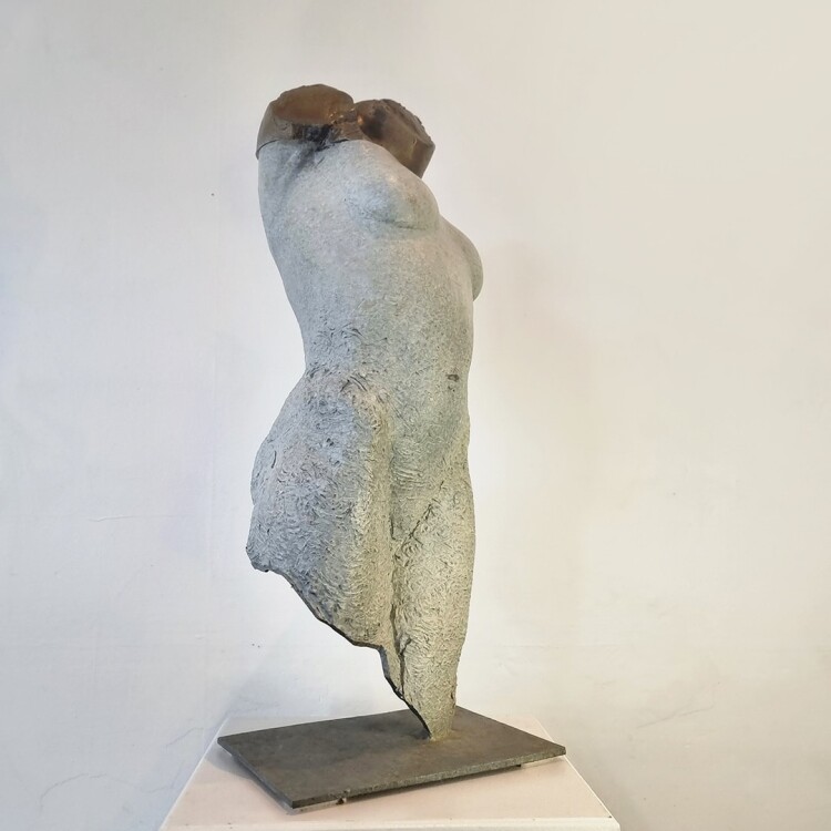 stephen glassborow sculpture, bust torso sculpture