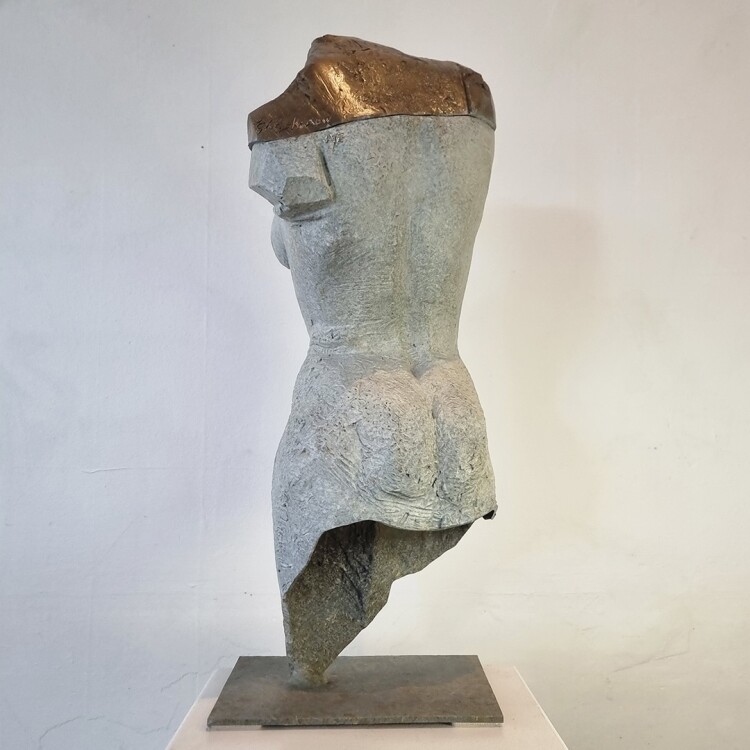 stephen glassborow sculpture, bust torso sculpture