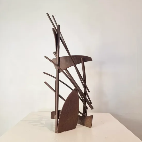 Corten-steel sculpture by Alex Scheibner — original art, SOHO Galleries Sydney