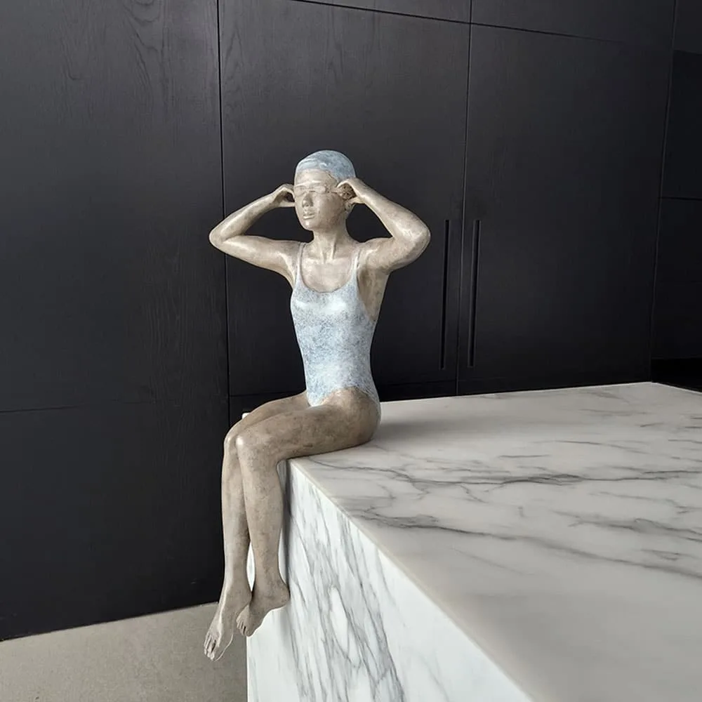 Into the Blue by Mela Cooke – bronze sculpture, 67cm (view 2) – SOHO Galleries Sydney