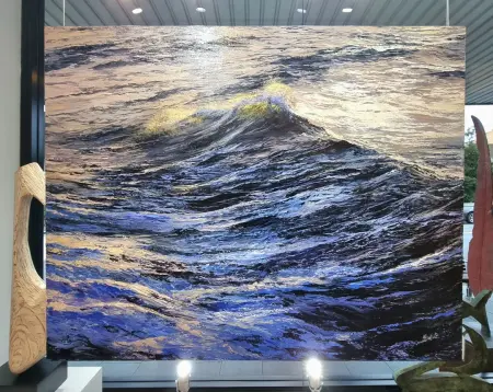 ocean painting waves