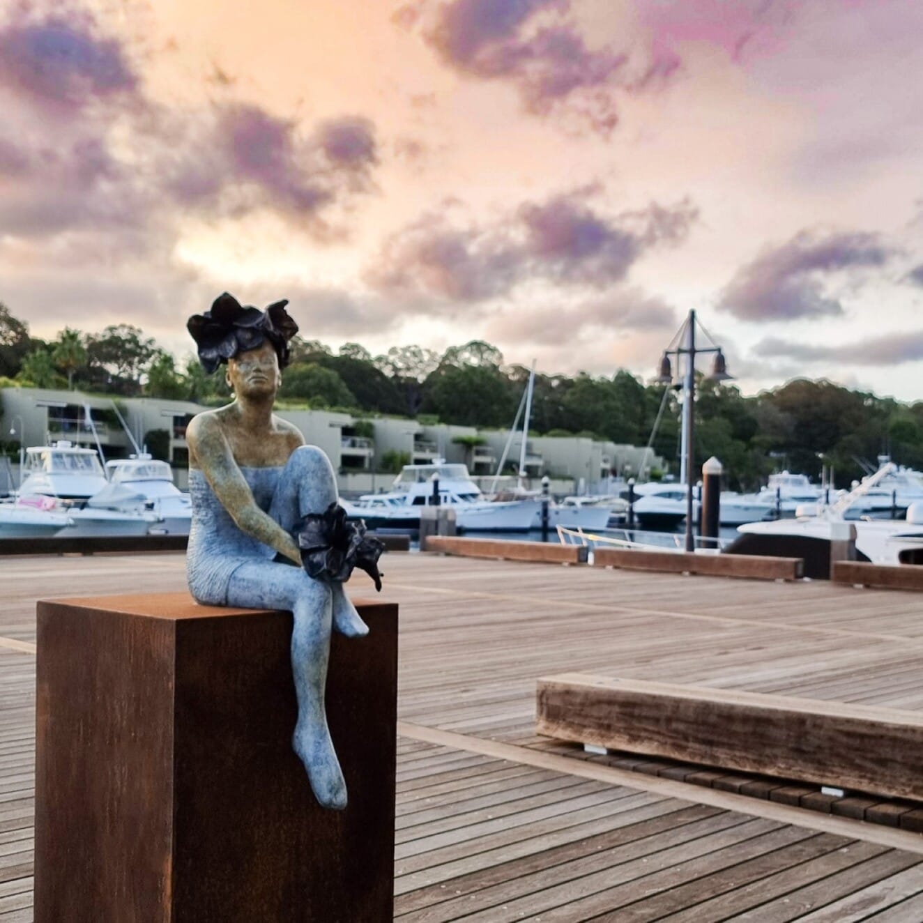 Midsummer Night Dream by Mela Cooke – bronze sculpture, limited edition of 25, 160cm (view 7) – SOHO Galleries Sydney