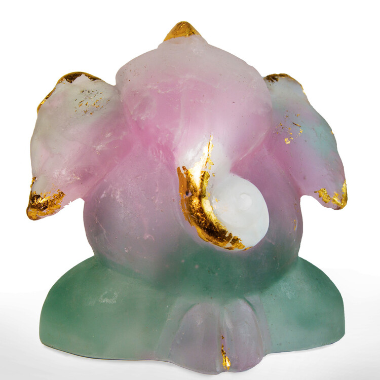 ganesha sculpture glass