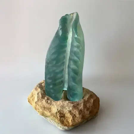 Sallie Portnoy Glass sculpture