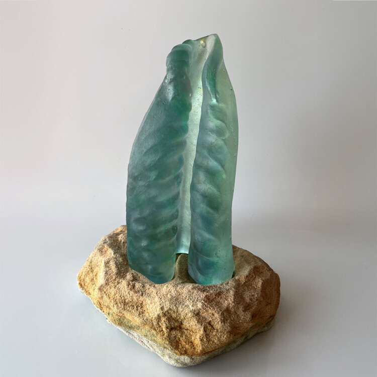 Sallie Portnoy Glass sculpture