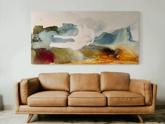 Abstract canvas painting by Conchita Carambano — original art, SOHO Galleries Sydney