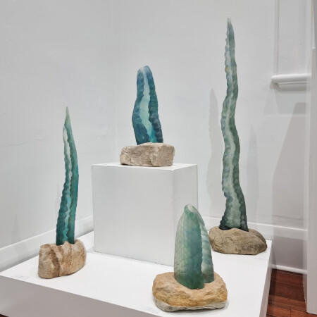glass sculpture - sallie portnoy -