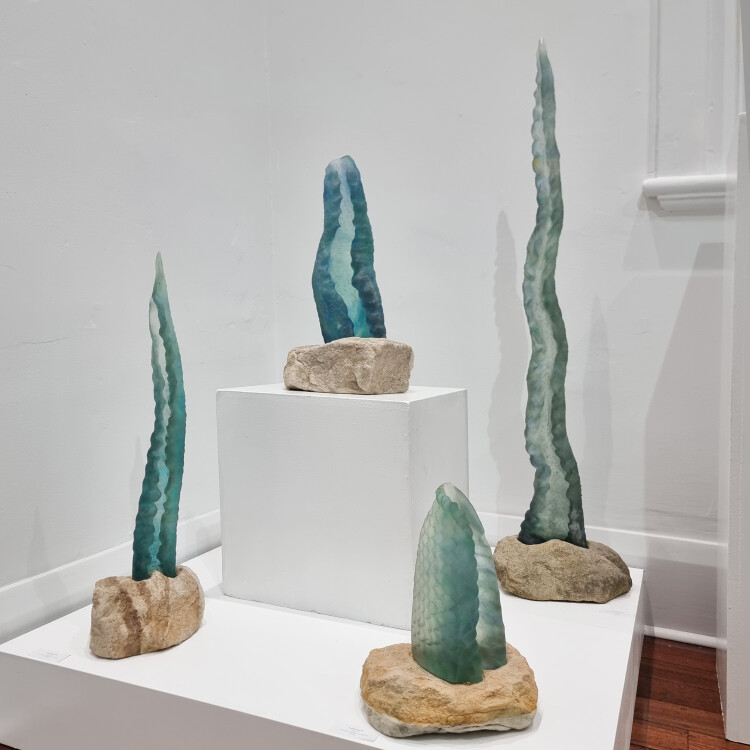 glass sculpture - sallie portnoy -