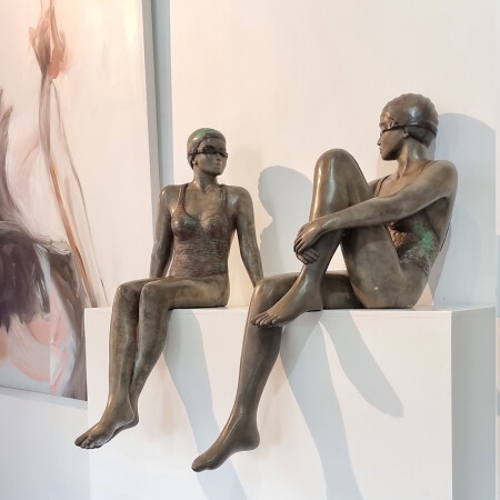 mela cooke bronze sculpture - Kindred Spirits