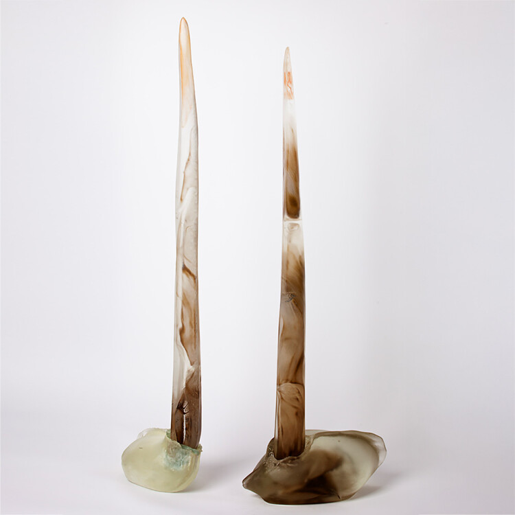 Sallie Portnoy Glass sculpture