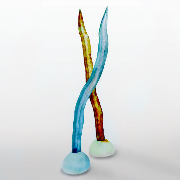 Sallie Portnoy Glass sculpture