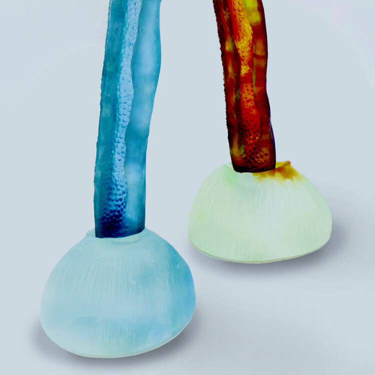 Sallie Portnoy Glass sculpture