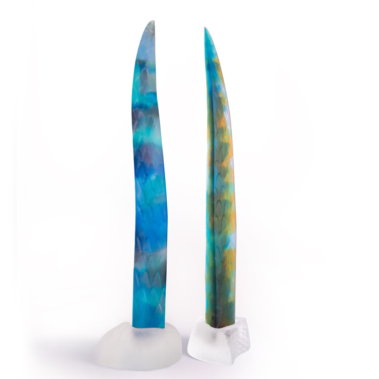 Sallie Portnoy Glass sculpture