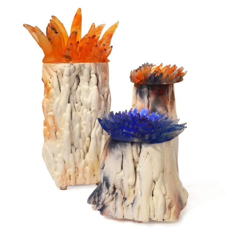 sally portnoy glass sculpture