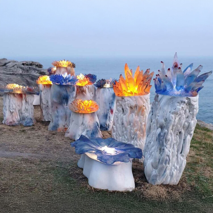 sally portnoy glass sculpture